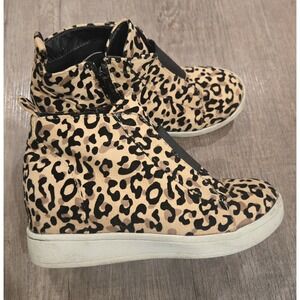 Mia Kids Little/Big Girl's Gracey-N Wedge Sneakers Leopard Size 1